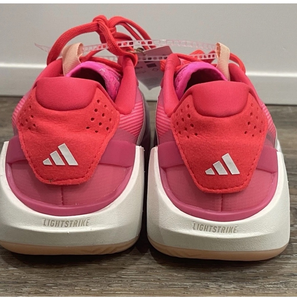 Adidas Women’s Pink Adizero Ubersonic 5, IH9936 Athletic Shoes, Sz 7.5, NEW!! - Picture 4 of 5